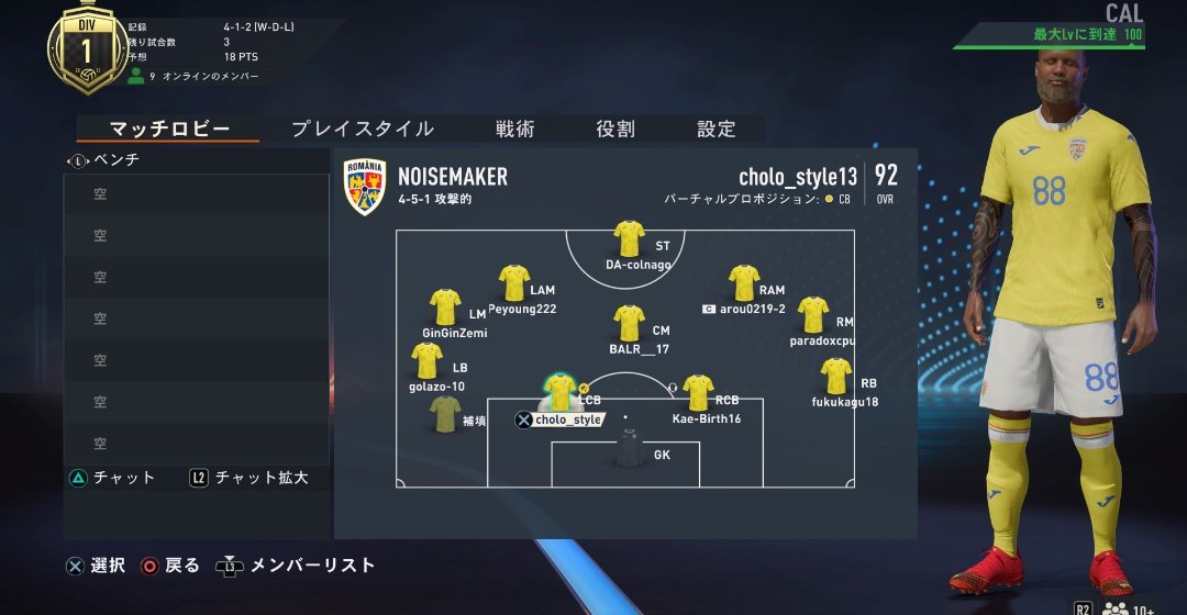 ラスレオ第11、12節　スタメン

#ラスレオ