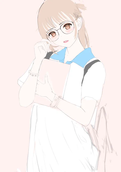33日目です。今日も細かいところの修正とペン入れしました。 #模写 #イラスト練習中