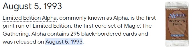 SaffronOlive's tweet image. 30 years ago today Alpha released. Who would have guessed that over the next three decades the game would grow into what it is today?