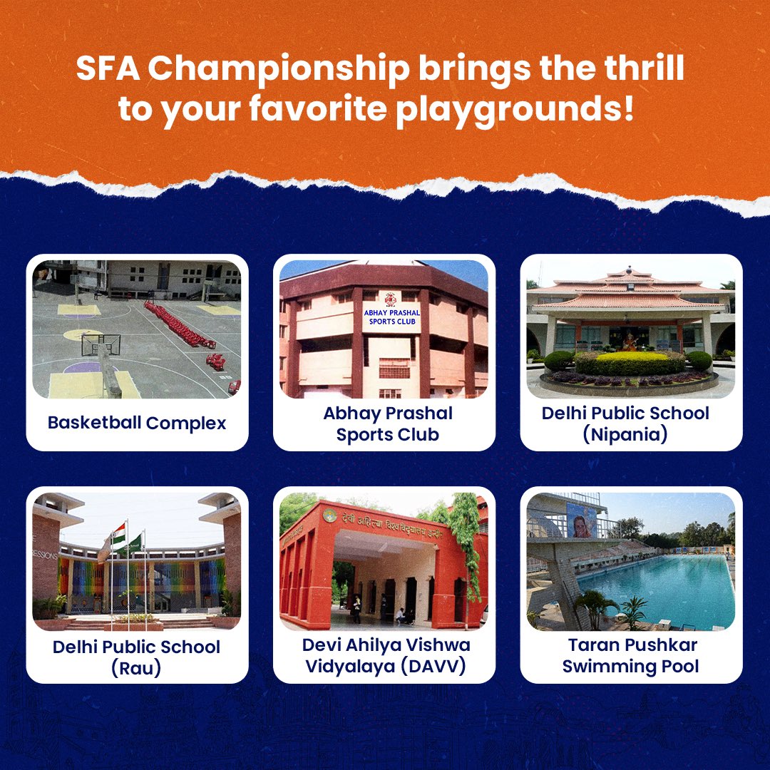 sfanow's tweet photo. Let's Paint the City with Passion and Pride as Indore Hosts its Biggest Multi-Sports Championships Ever!
Registrations are open!
Calling for the Indore Championships!
#SportsForAll #SFAChampionships #SFAC2023 #IndoreLive #IndoreSports https://t.co/d2aBV18clx