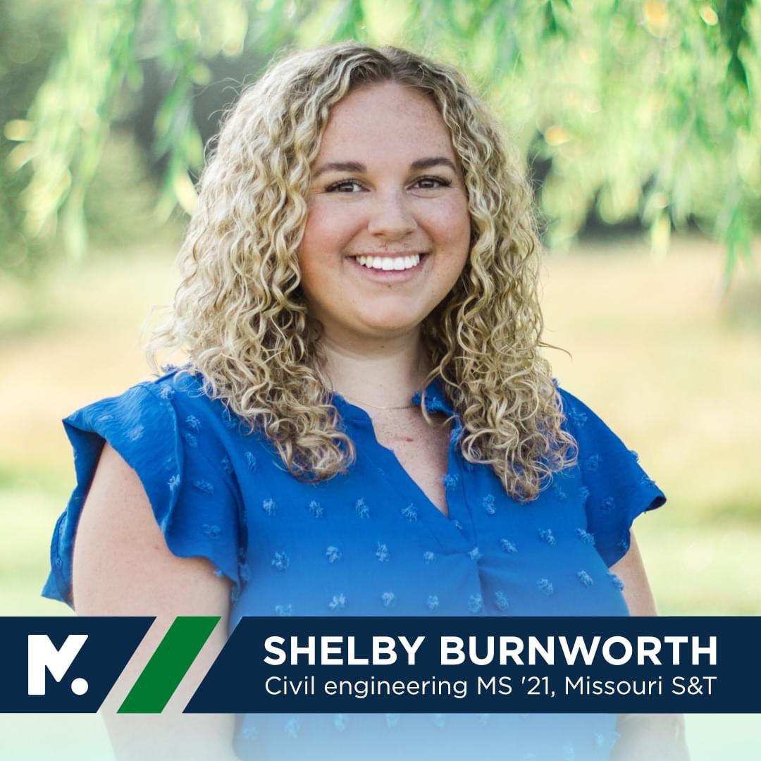 Alumna Shelby Burnworth, MS CE’21, liked the flexibility of our online master’s program in civil engineering. She was able to choose courses in topics like project management that directly correlated to her job. @sandtcec @MissouriSandT @Missouri_Online
