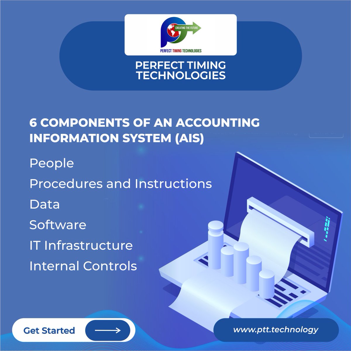 pttglobal's tweet photo. 6 Components of an Accounting Information System (AIS)

Read here: https://t.co/gdj2K3vNMT

#PTT #PTH #webdevelopment #trendingnews #techtrends #perfecttimingtechnologies #technologytrends  #technology #techdaily #interestingtechnology #technologysolutions #tech #cybersecurity https://t.co/Xcdh2hUyni