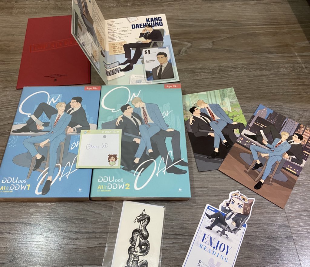 raineiidays's tweet photo. - #onoroffth 950 รวมส่ง 1-2 รอบพรี ของแถมครบ

#ตลาดนัดมังงะ #มังงะวายมือสอง #การ์ตูนวาย #การ์ตูนมือสอง #การ์ตูนวายมือ2 #นิยายวาย #ตลาดนัดbl https://t.co/LMghY0Iv3v
