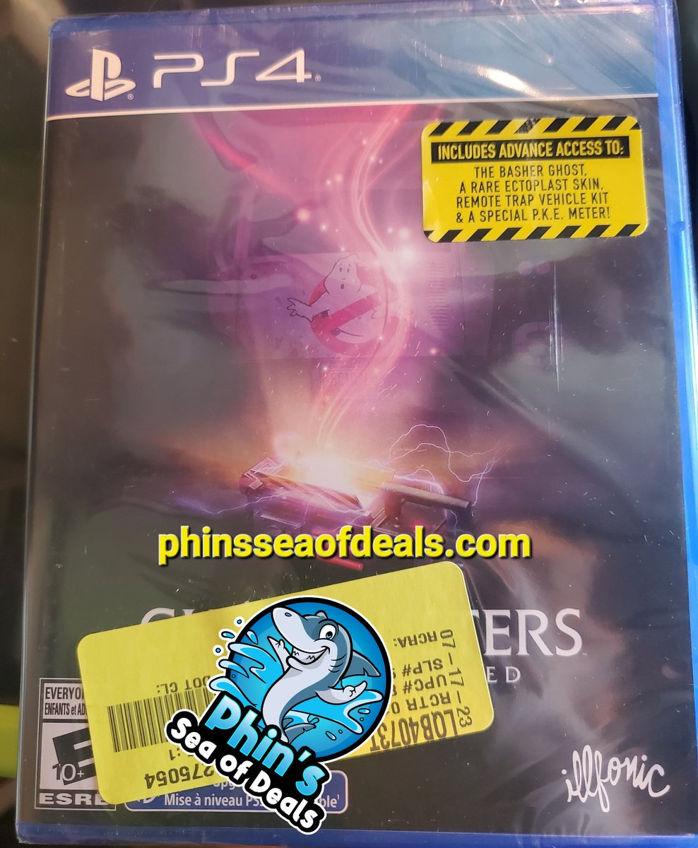 Ghostbusters Spirits Unleashed Phinsseaofdeals.com #Phinsseaofdeals #ghostbusters80s #Ghostbusters #ghostbustersspiritsunleashed #ps4 #playstation4 #80skids #80scartoons #smallbusiness #videogames #videogamesaddict #videogamesforsale #thriftingfinds #thriftstore