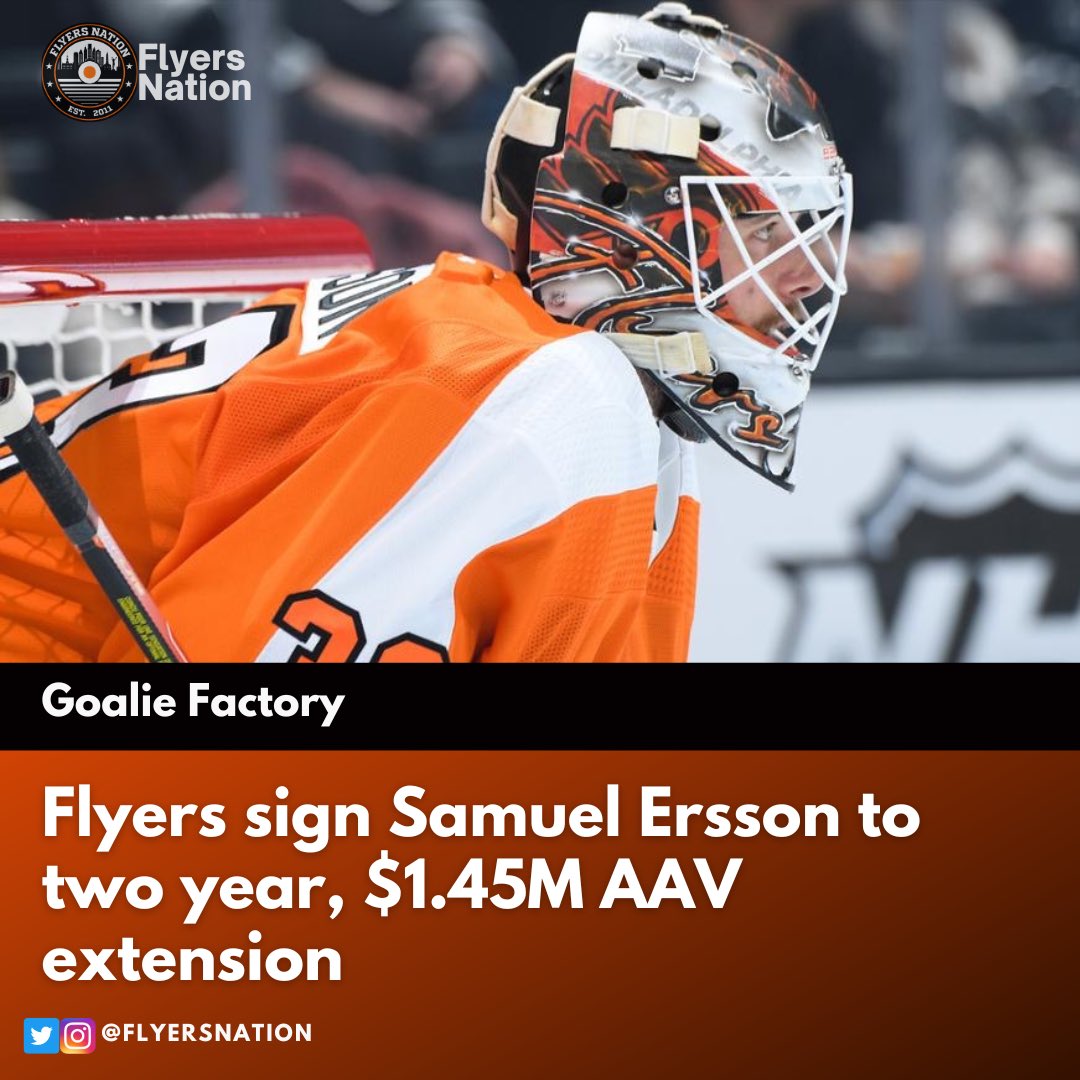 The Sam Ersson extension & what does Flyers goaltending look like