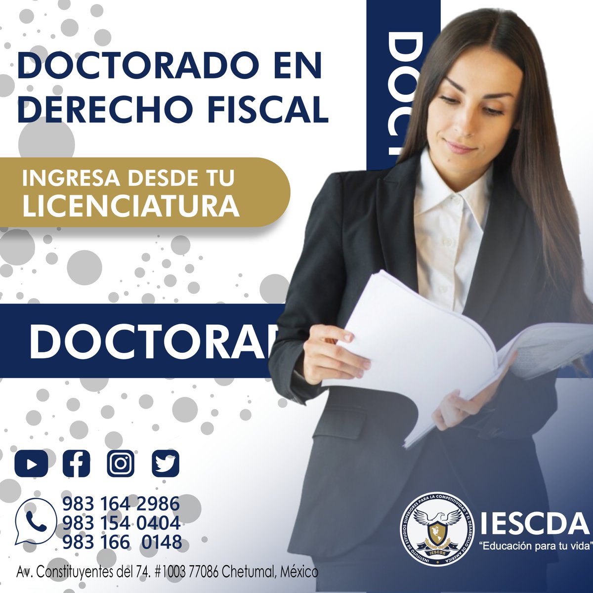 INSTITUTO DE ESTUDIOS SUPERIORES IESCDA tweet media