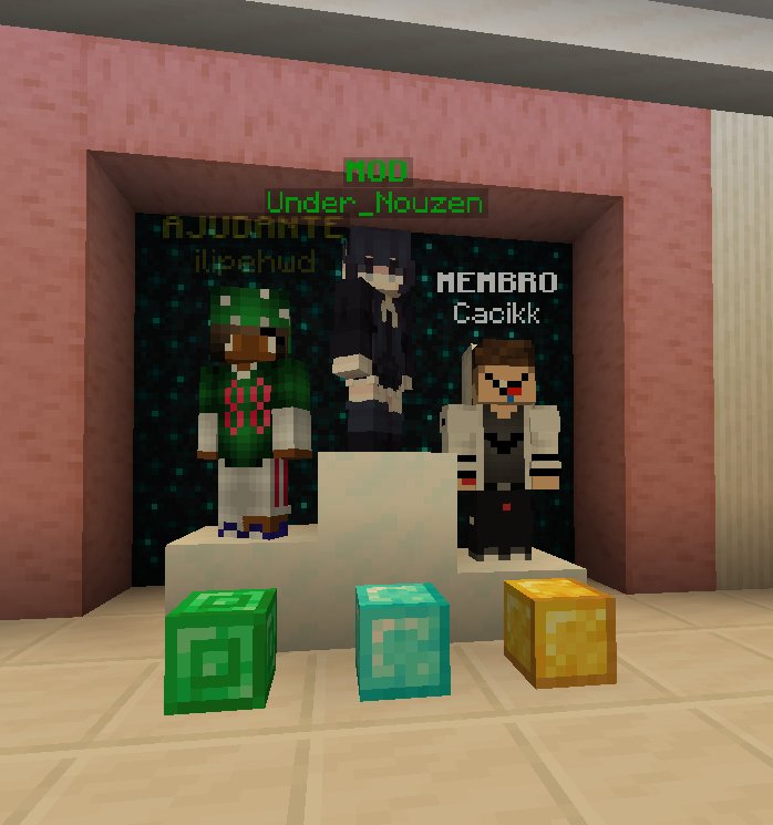 advnturecraftmc's tweet photo. Os vencedores do evento de ontem 🤩🤩 Não esqueçam que amanhã às 15h30 teremos também O Mestre Mandou! Não perca!!! https://t.co/vQw1jSQPDM