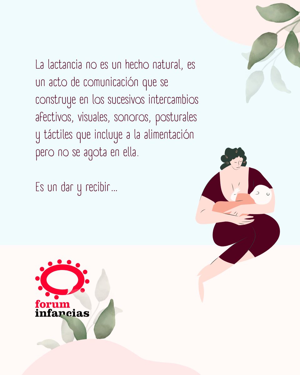 Semana Mundial de la Lactancia Materna
1 al 7 de agosto 

Lema 2023: "Promover y sostener la lactancia al volver al trabajo"

Comisión de Primera Infancia 
Asociación Civil FORUM INFANCIAS

#SMLM2023 
#SemanaMundialDeLaLactanciaMaterna #bebe #LactanciaMaterna #amamantarytrabajar