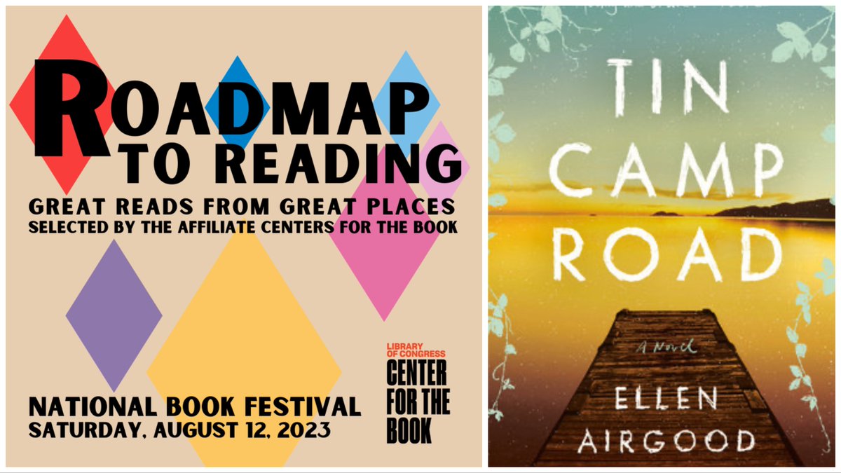 LibraryofMich's tweet photo. The #MICenterForTheBook has selected Tin Camp Road by Ellen Airgood as the adult title for Michigan’s Great Reads from Great Places to be featured at the 2023 #NationalBookFestival on August 12th! Learn more about the Michigan Center for the Book at https://t.co/fCt1IuOuGD. https://t.co/C8sbHJ9i8M
