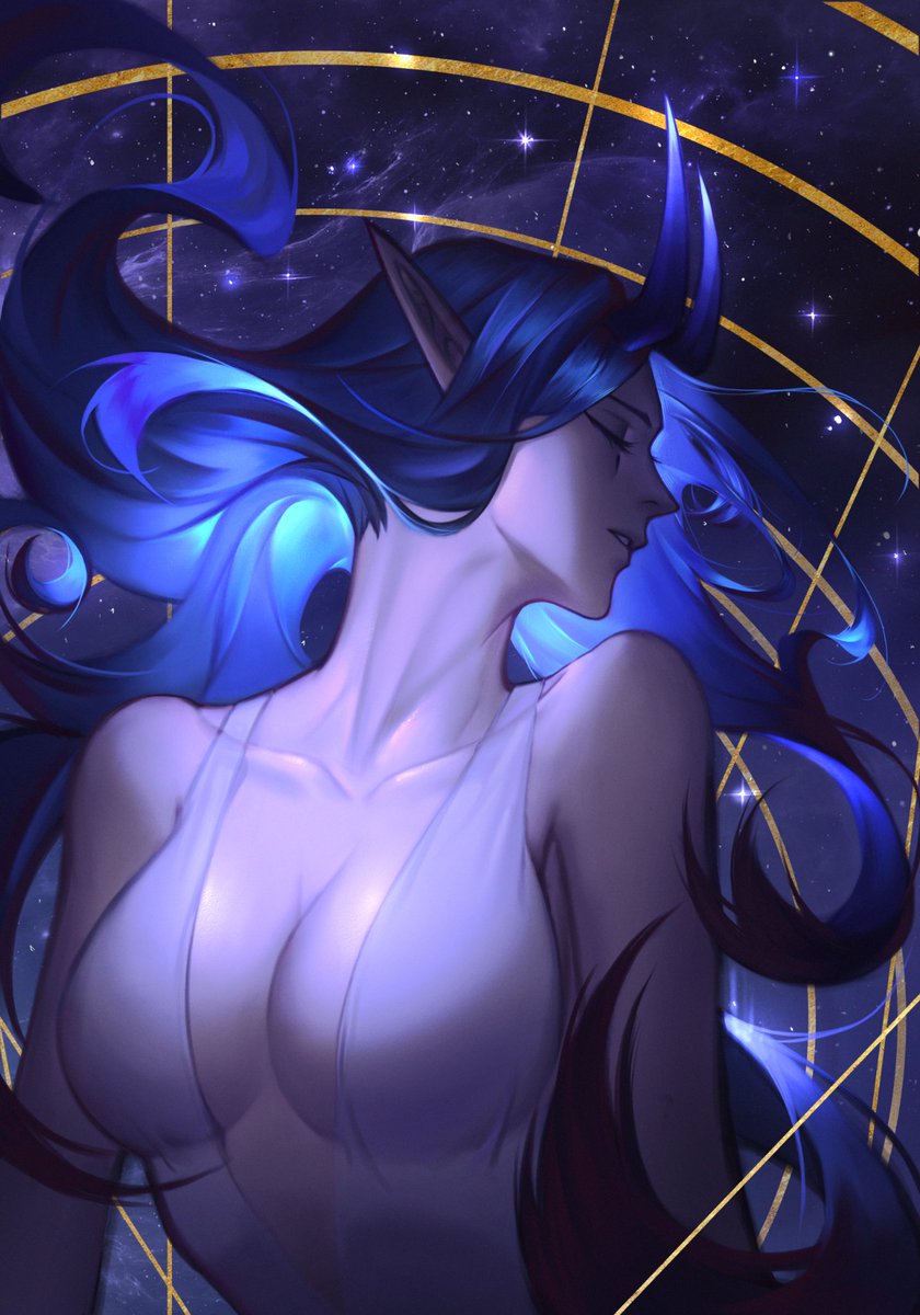 langya95's tweet photo. 摸鱼画崽，真的好美😭#oc https://t.co/TiAvrvHOQy