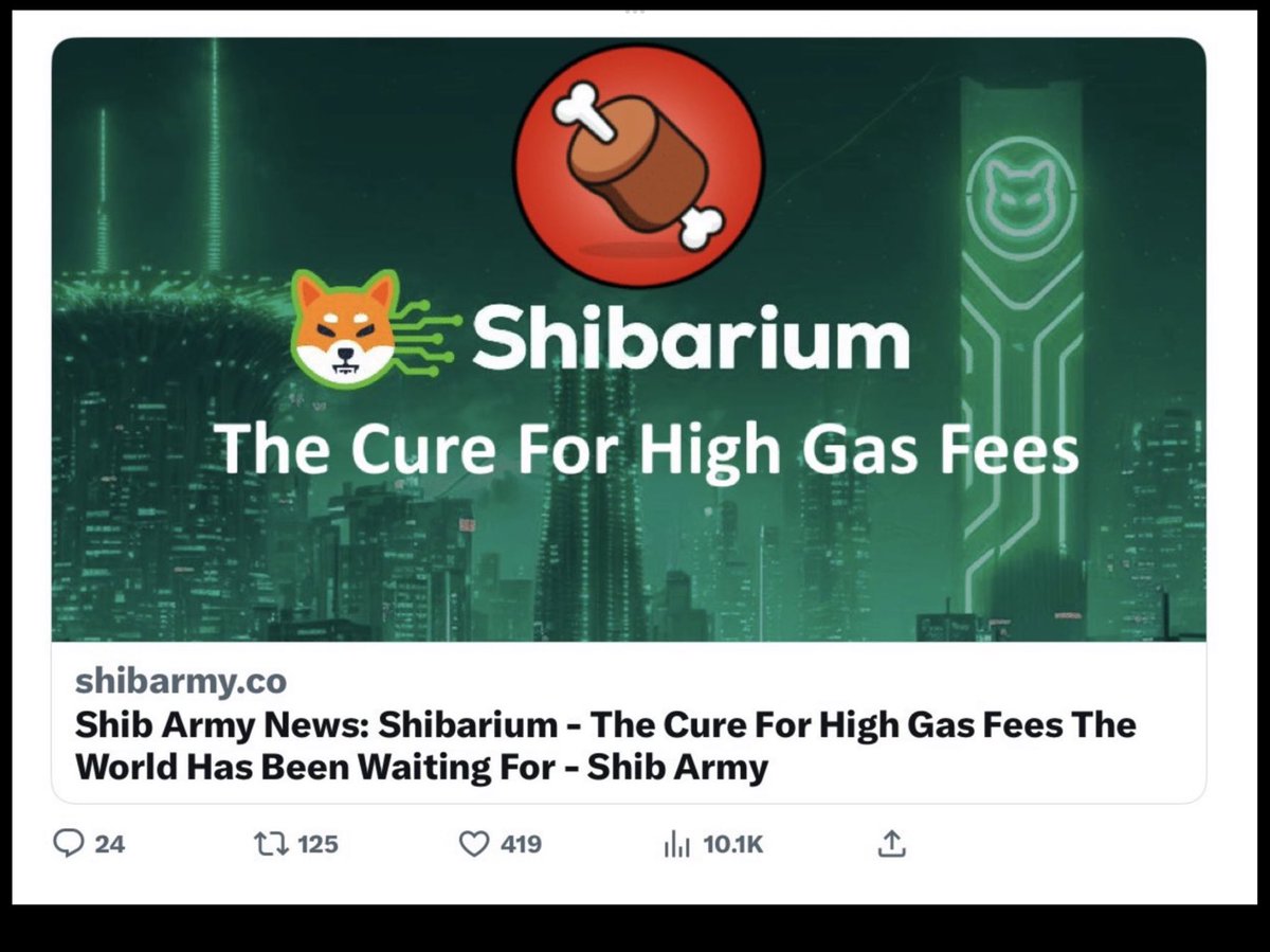 BezosCrypto's tweet photo. REMEMBER #SHIB IS A SOLID PROJECT
#SHIBariumTheCureForHighGasFees
#ShibariumMainNet will be one of the biggest events in #crypto history
#ShibaInu WILL BE LIKE #BTCย #ETH #ADA #SOL #MATIC
THOUSANDS OF PROJECTS COULD BUILD ON SHIBARIUM LAYER2
$SHIB ROAD TO $1 to $10 BEGINS๐ https://t.co/8oAcGn8Fnb