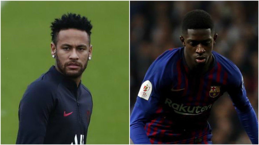 LinarhBae's tweet photo. Neymar on the left, Dembele is on the right.

The Doctors/Hospitals in Paris have a new duo.

#NeverAgainTho https://t.co/L8aSG6JdxZ