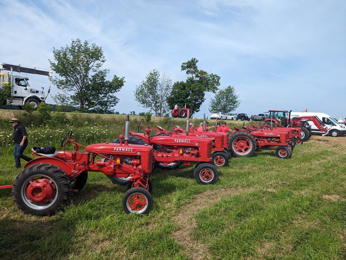 Red Iron is well represented and ready to roll down the Streets of Mildmay for the Homecoming Parade.   There will be over 20 Farmall Tractors in the Parade to celebrate #Farmall100.  

<a href="/Case_IH/">Case_IH</a> <a href="/caseiheventsON/">CaseIH Events Ontario</a>