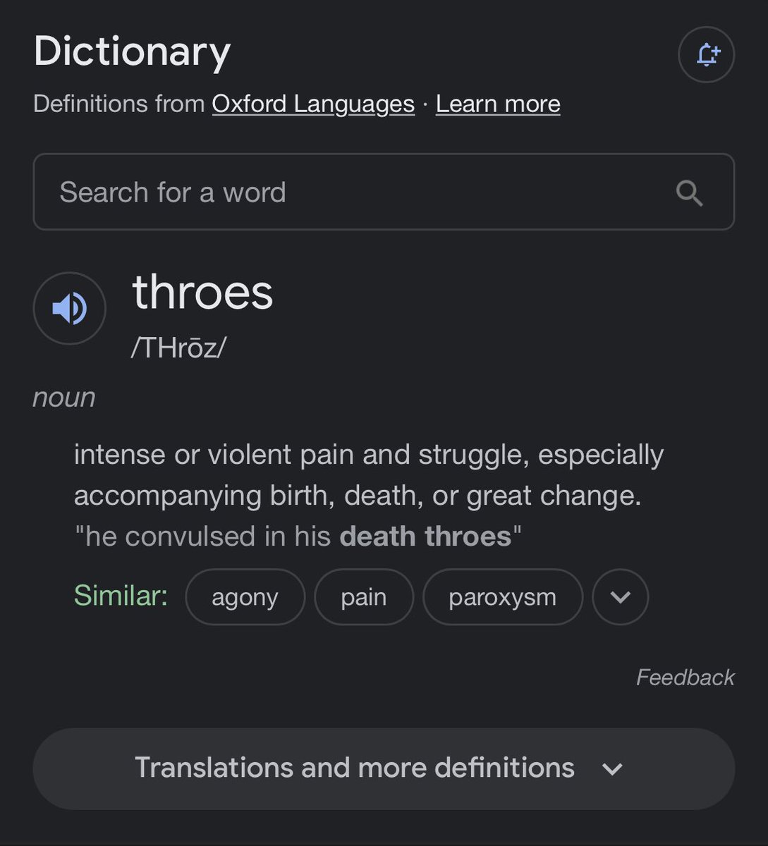 AndrewVanDinkel's tweet image. This is a crazy word. Familiar with its use in language but never looked up the definition #ExpandYourKnowledge