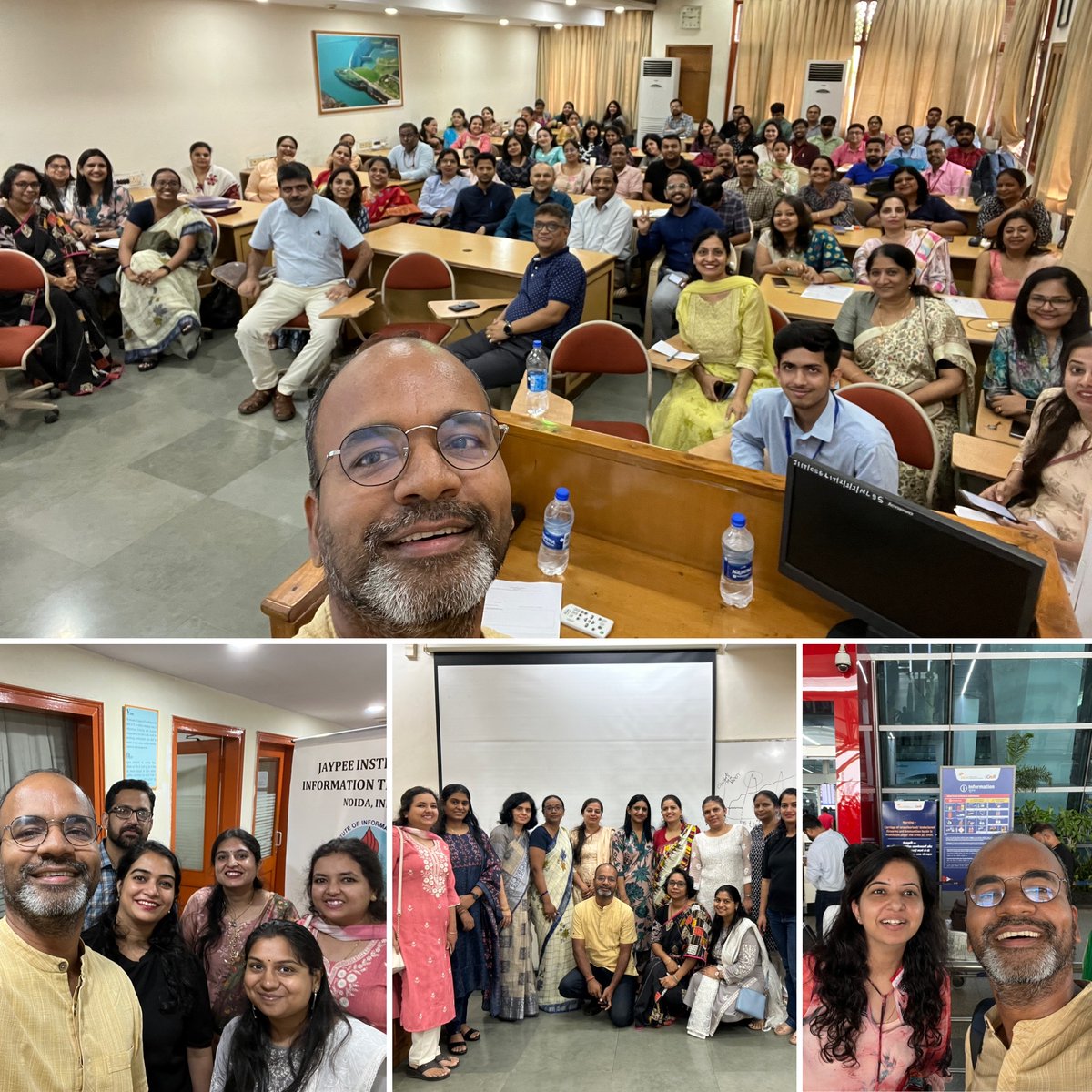 ponguru's tweet image. Keynote 🗣️🗣️ on "Data Science for Social Good: #MentalHealth #CodeMix #LegalNLP #AISafety", mini #IIITDAlumni meet up 🤝🤝 at #JIIT, met with Niharika, Siddhartha, &amp; @AhujaSheetu. Was ❤️ catching up. Slides: slideshare.net/precogatIIITD/… #ProfGiri #StrengthofWellWishers #Back2HYD