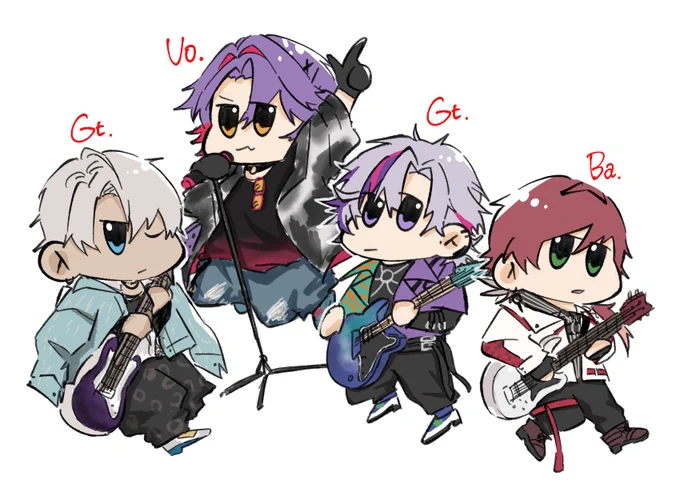 初LIVE決定おめでとう #わたらいらすと #絵ブラヒム #イロ絵す #絵スコート #にじさんじバンド