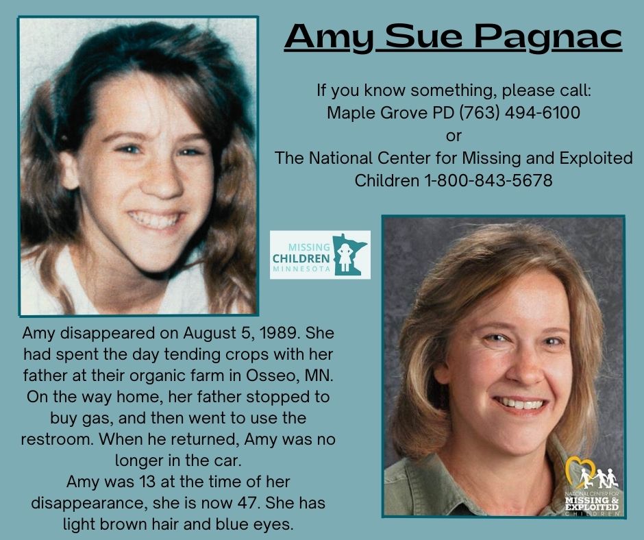 MissingChildMN's tweet photo. On August 5th, 1998, Amy Disappeared. Her family is still searching. If you know something, it is time to speak the truth. Call the authorities and tell them what you know.
#missing #missingchild #missingminnesotans #minnesota #missingchildren #missingperesons #MissingPerson https://t.co/BXAGnRAGPW