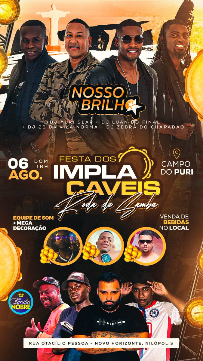 E amanhã todos os caminhos te levaram pra melhorar roda de samba 😉