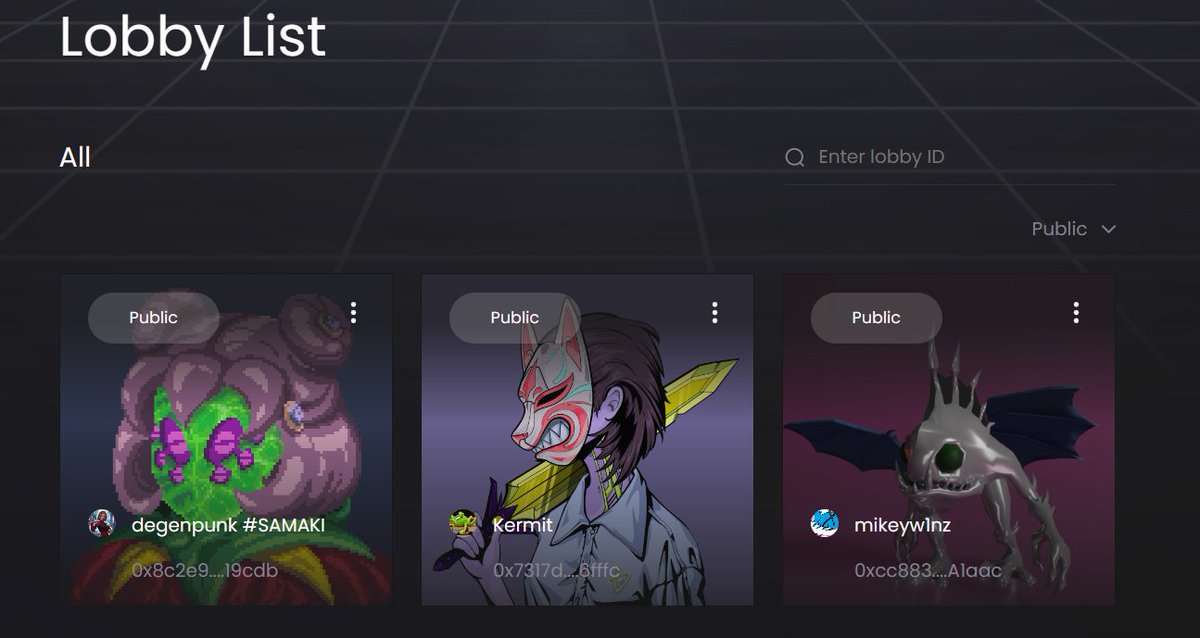 GM SAMAKI

The Lobby Tracker bot has been set up in our Telegram chat!

Make sure to join to never miss a game⛩️