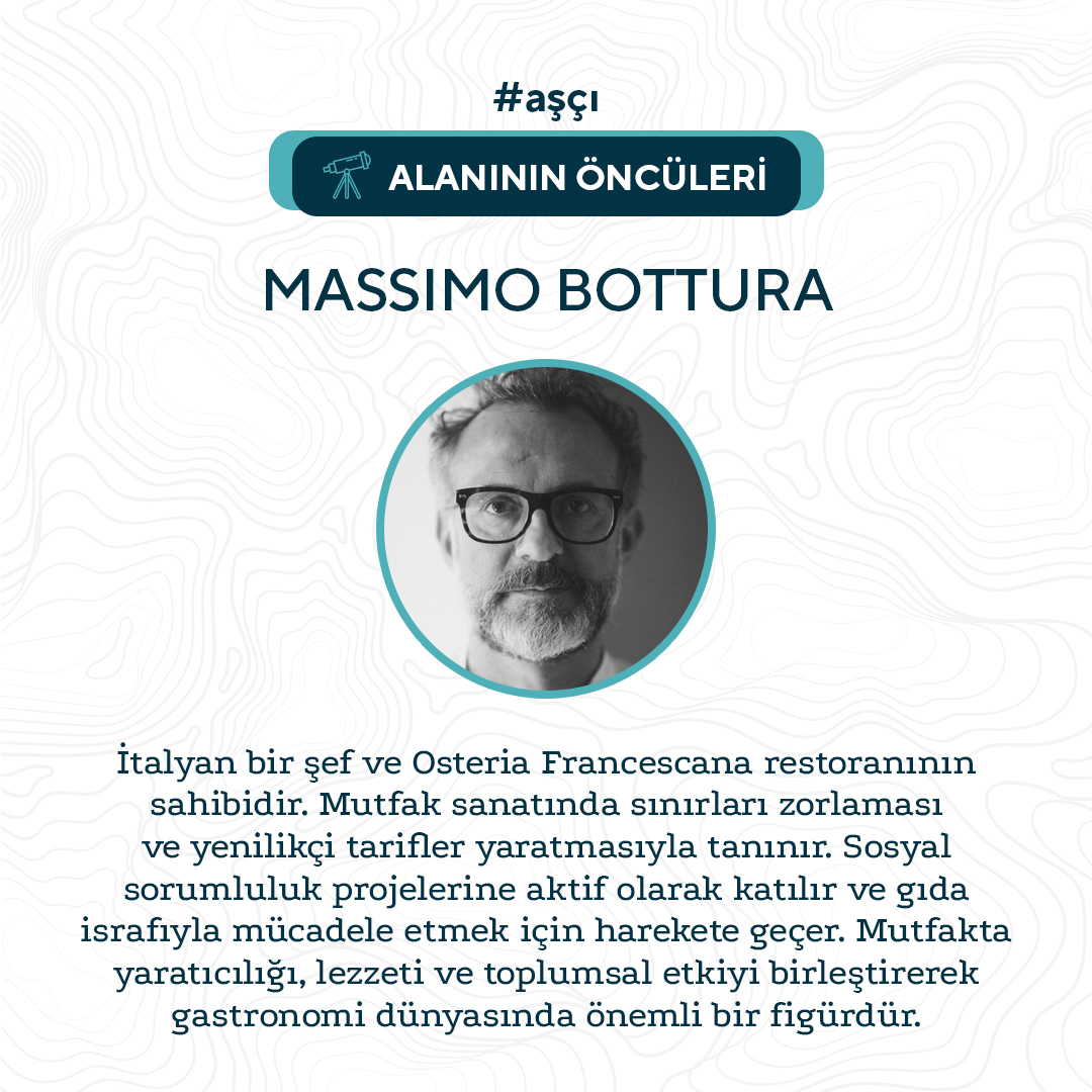 #MassimoBottura #AlanınÖncüleri #Aşçı #YeniEkonomiDerneği