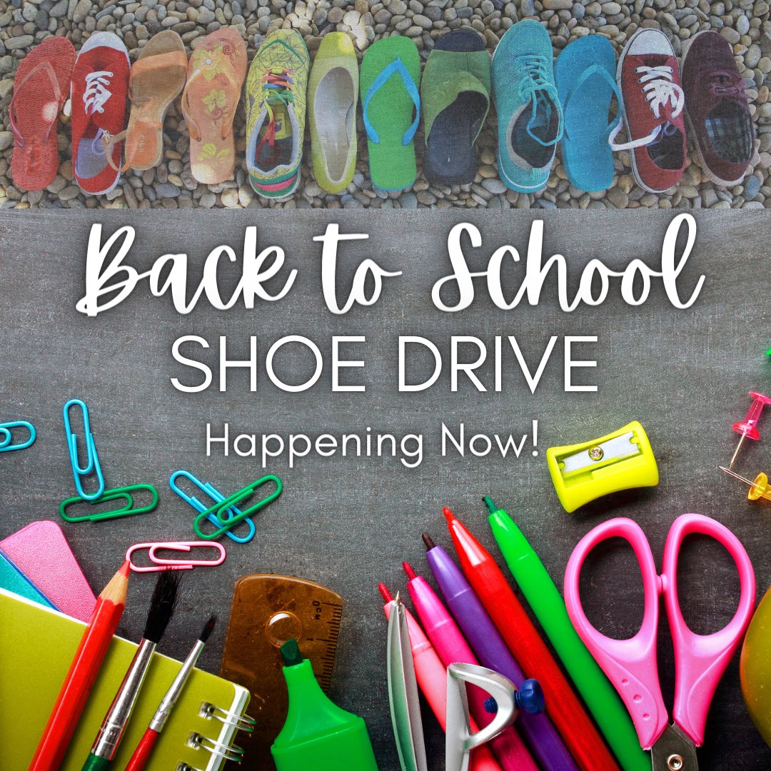Brady's Bridge (@bradysbridge) on Twitter photo It’s happening now!
Remember as you are out and about this weekend, stop by a <a href="/RedHornBrew/">Red Horn Brew</a> near you and drop off your gently used or new shoes in the collection box!
#shoedrive #showusyourshoes #2ndlife #dogood #noholesinthesoles #FUNdraiser It’s happening now!
Remember as you are out and about this weekend, stop by a <a href="/RedHornBrew/">Red Horn Brew</a> near you and drop off your gently used or new shoes in the collection box!
#shoedrive #showusyourshoes #2ndlife #dogood #noholesinthesoles #FUNdraiser