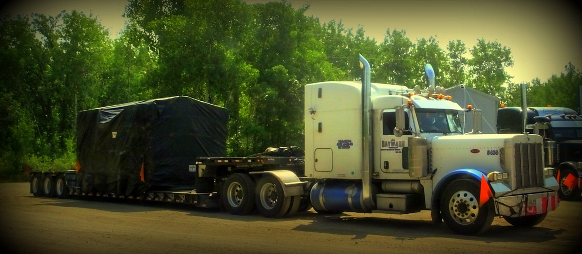 'Highway Star - Dwight - J-L Hayward' - Heavy Hauler at the Richer Inn on the Trans Canada Highway in Richer, Manitoba #August2023 #summer2023 #highwaystar #bigrig #semi #heavyhauling #JLHayward  #truck #Peterbilt #bigrigshots #bigrigphotography #RicherInn #Richer #Manitoba