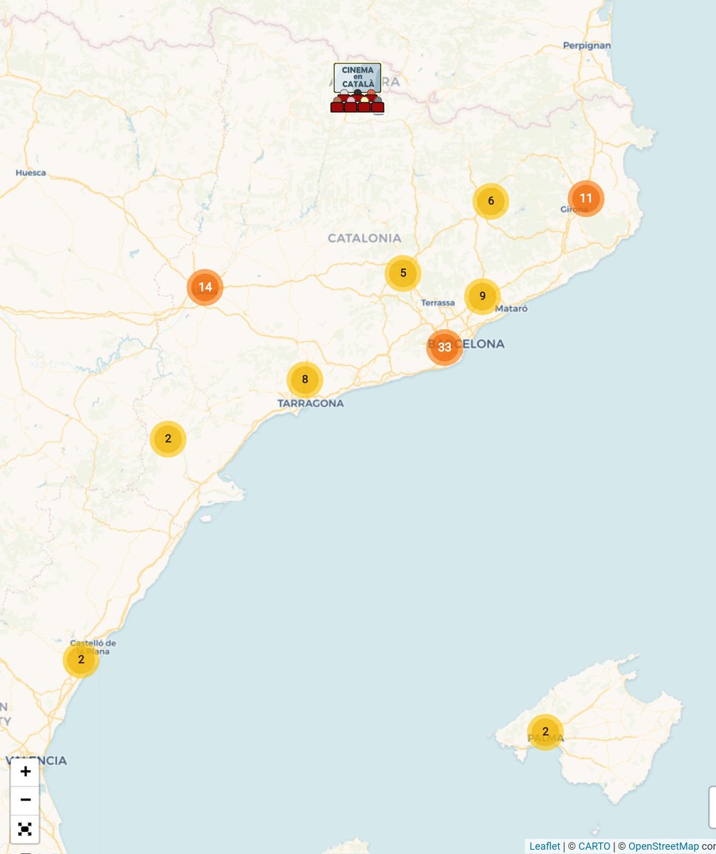 Les sales de cinema no us ho diran, però aquest cap de setmana també projecten pel·lícules en català, les pots consultar al nostre mapa👇

🤫 Sobretot, no feu RT, a veure si les sales s'enfadin perquè s'omplen les sessions en català🤭

desdelsofa.cat/mapa-de-lofert…
🗺️ <a href="/argenbi/">Toni Sanclement</a>