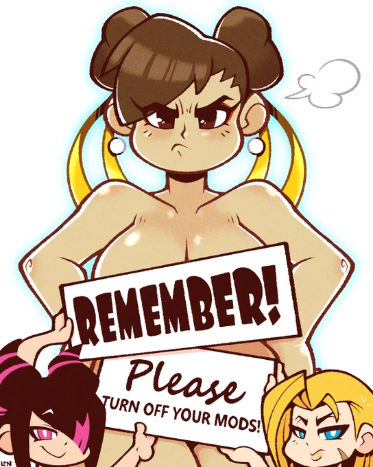 Chun-li with an important EVO message