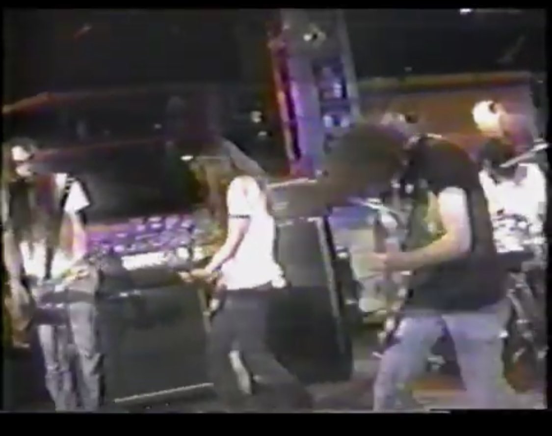 0sttttt's tweet photo. 30 years ago today on Aug 4, 1993, Eric’s Trip performed “Listen” on Much Music, after a long tour with @6FS &amp; @PONDband. 

It’s unknown if the band sound checked any other songs during that day. 

#EricsTrip #PeterEP 

View their performance here: https://t.co/dDtGORG7K6 https://t.co/jOVtJtzMTe