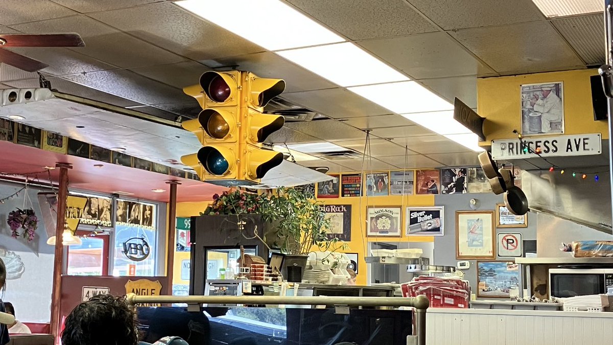 ShayeGanam's tweet photo. Headed to Taste of Calgary to watch my kids band play this afternoon. (2:00 Waffelhouse)But we’re starting the day off right. Edmontons finest. #Route99 #TheDiner https://t.co/8lOMPHl8gH
