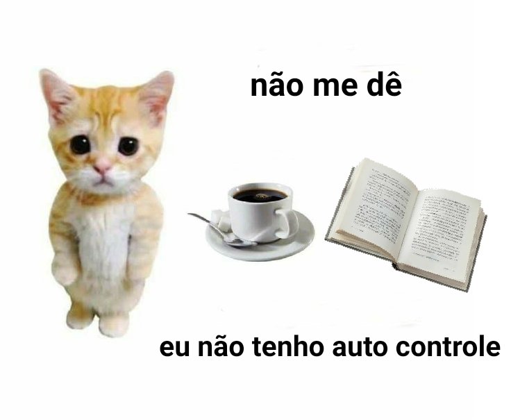 TemLivro's tweet image. nao tenho auto controle
