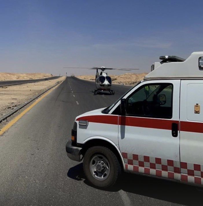 SaudiNews50's tweet photo. الإسعاف الجوي يباشر حادث تصادم في #الرياض، وينقل الحالة لتلقي الرعاية الطبية، بزمن استجابة لم يتجاوز 12 دقيقة. 

- https://t.co/KT6xlTL0LF