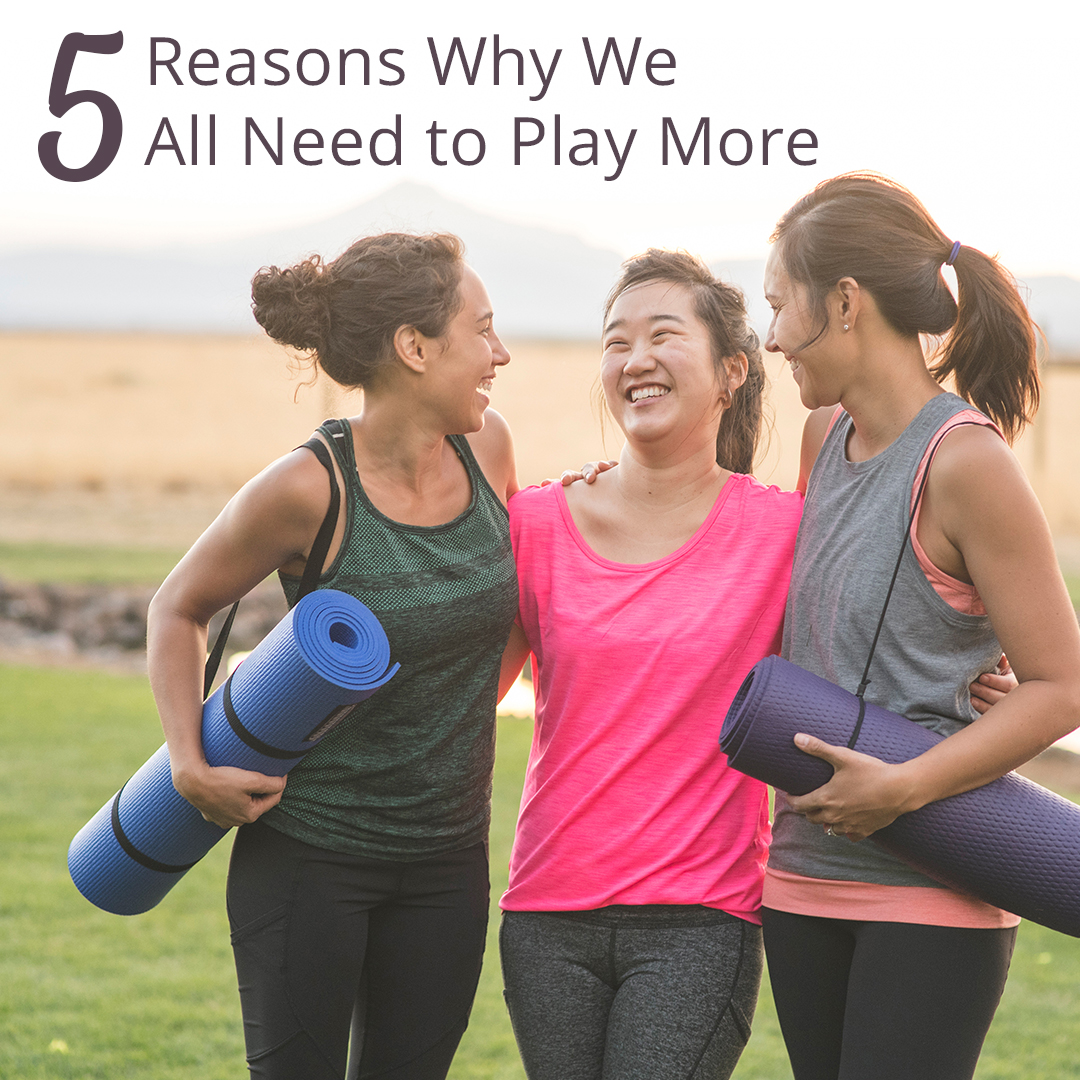 When we’re playing, the stakes are low but the reward is high.
Click the link to learn five reasons why we all need to play more, bit.ly/3rX1RfK

#PlayMore #PlayMoreWorryLess #HealthyYou #SelfLove