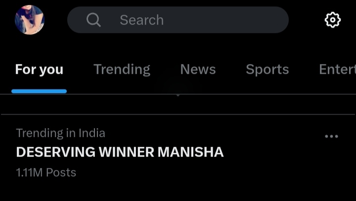 D83482996's tweet photo. DESERVING WINNER MANISHA
We are trending from mrng to night 
This is called audience's love ❤
Without any PR support
It's janta support💪
Bihari Queen 👸 become Indian 👸 now🔥🔥
DESERVING WINNER MANISHA https://t.co/Sqn8f3mD3s