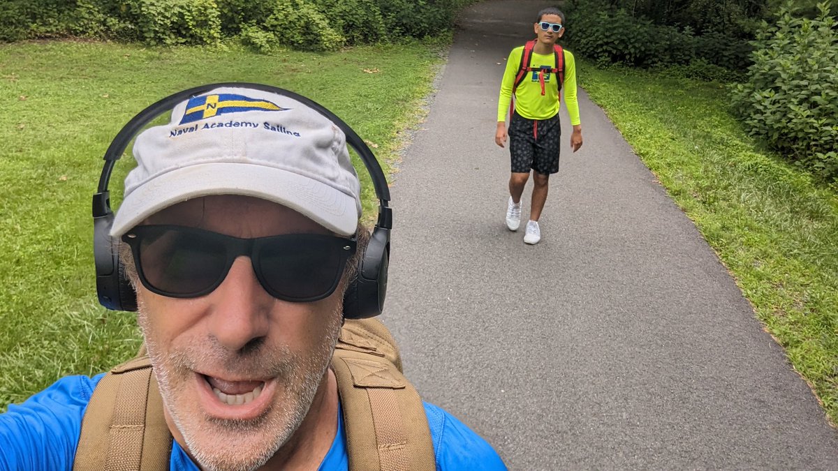 LarryOConnor's tweet image. Nice day for a @GORUCK with this guy!  And we spotted a couple Maryland Terrapins!  #FearTheTurtle