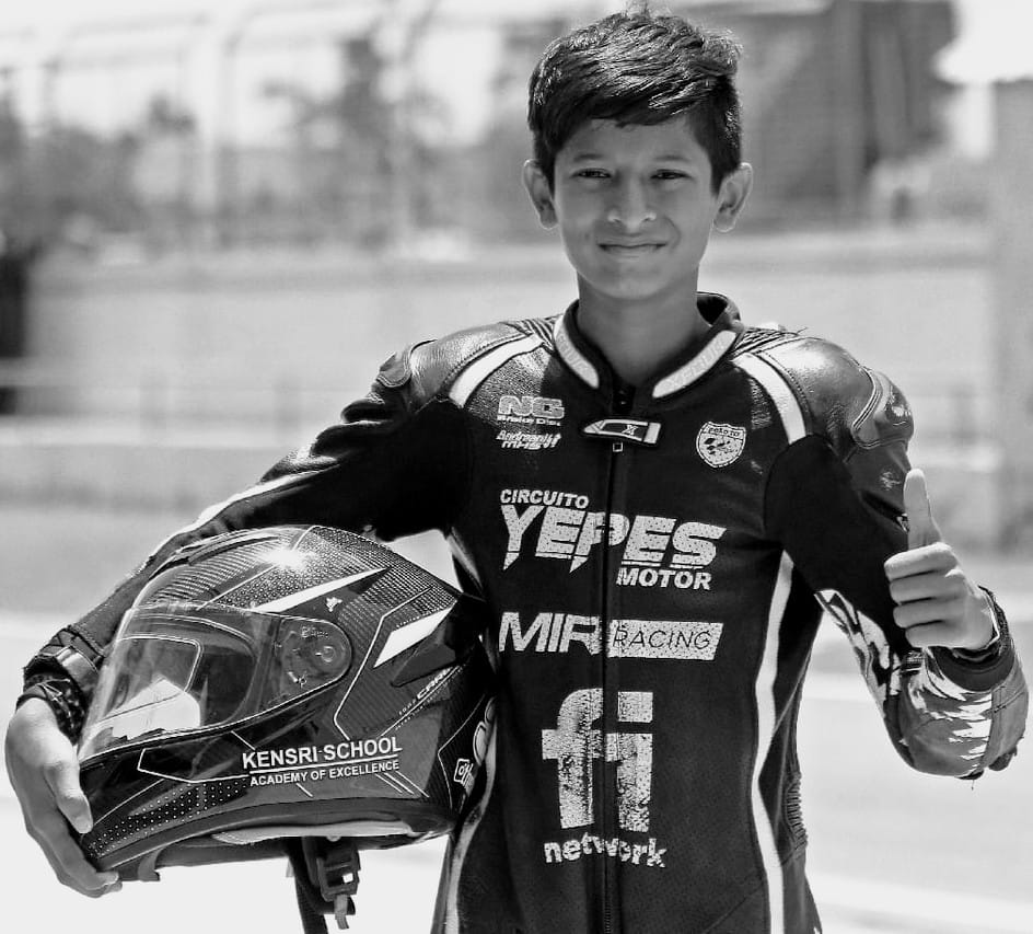 TVS_Racing's tweet photo. TVS Motor Company is deeply saddened by the tragic loss of our young racer – Shreyas Hareesh during today’s race at the MIC. We express our sincere condolences to his family &amp; friends. We stand in solidarity with Shreyas' family during this difficult time https://t.co/wypPICTb2i