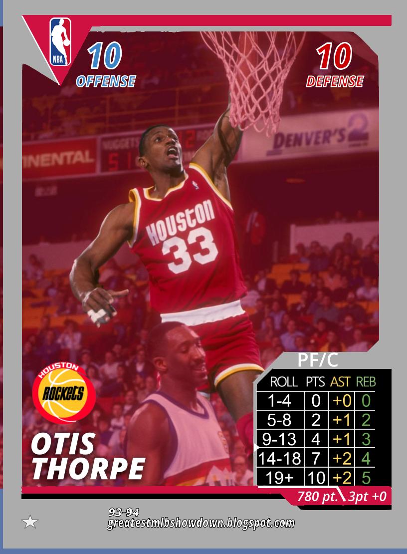 MLBShowdown2016's tweet photo. First #nbashowdown matchup for the 00 Lakers will be another multi-championship team's best regular season performance: 1994 Houston Rockets! https://t.co/kO7wxLGRJ2