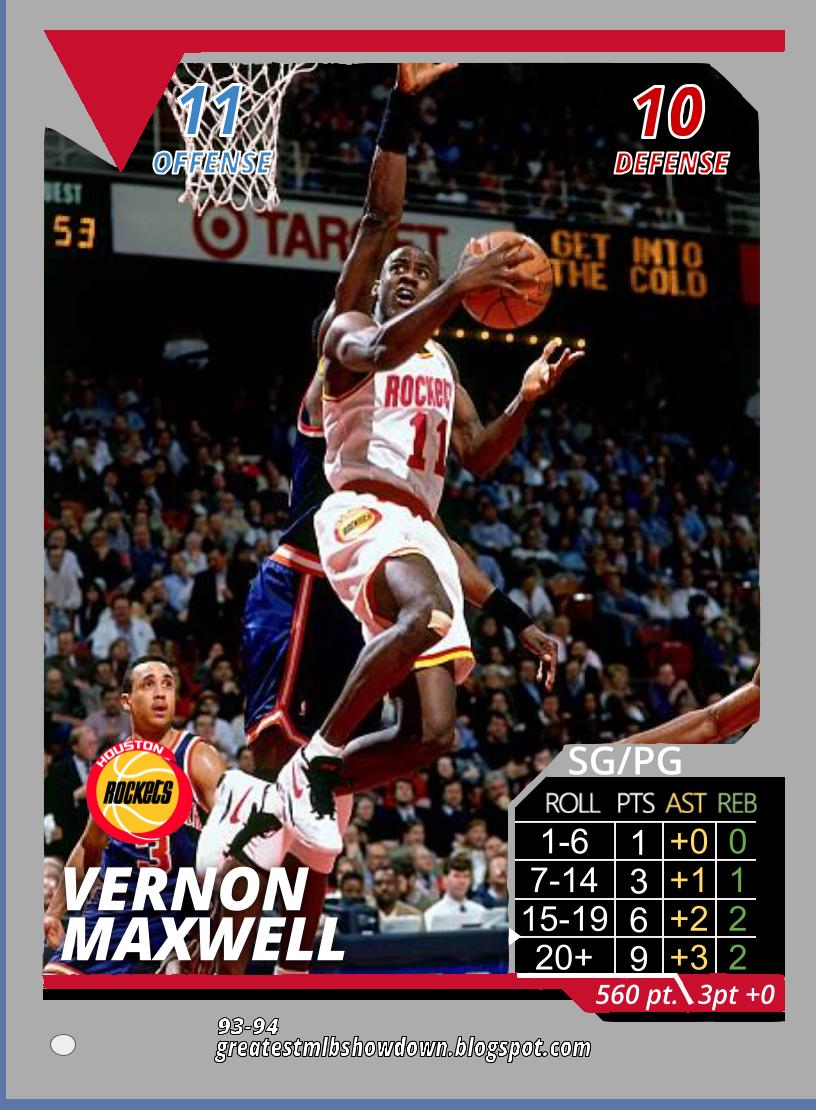 MLBShowdown2016's tweet photo. First #nbashowdown matchup for the 00 Lakers will be another multi-championship team's best regular season performance: 1994 Houston Rockets! https://t.co/kO7wxLGRJ2