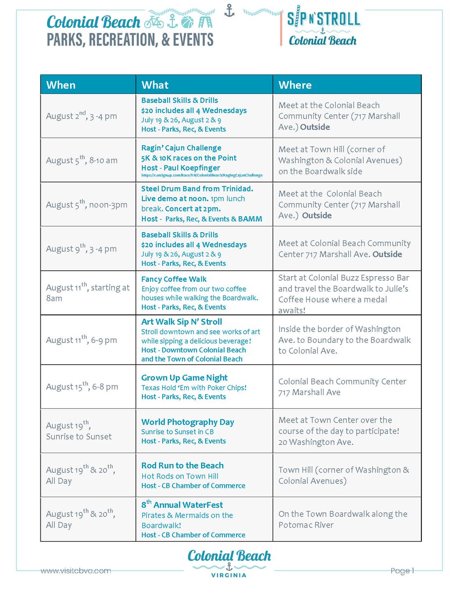 Visit Colonial Beach VA tweet media