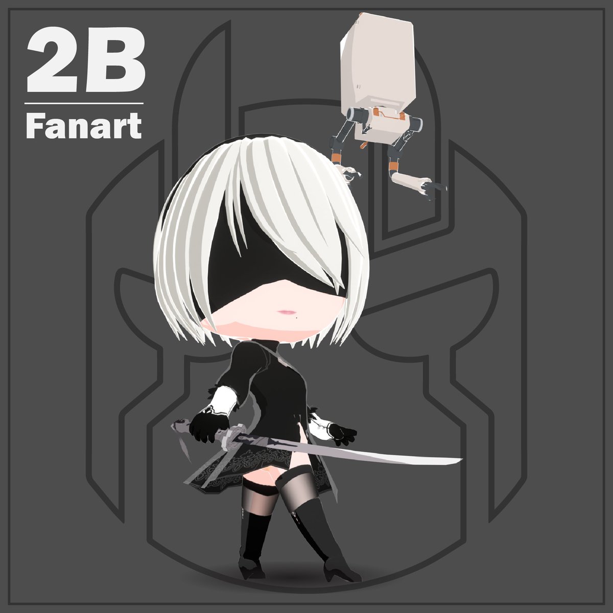 Max_Meo3D's tweet photo. Chibi 2B fanart
#b3d #makewithblender #cg #oc #mmeoartworks #blender #cgart #3dcharacter #3D #evee #fanart #nierautomata #2b #npr #anime # #mmeoartworks https://t.co/z41C3DXs4d