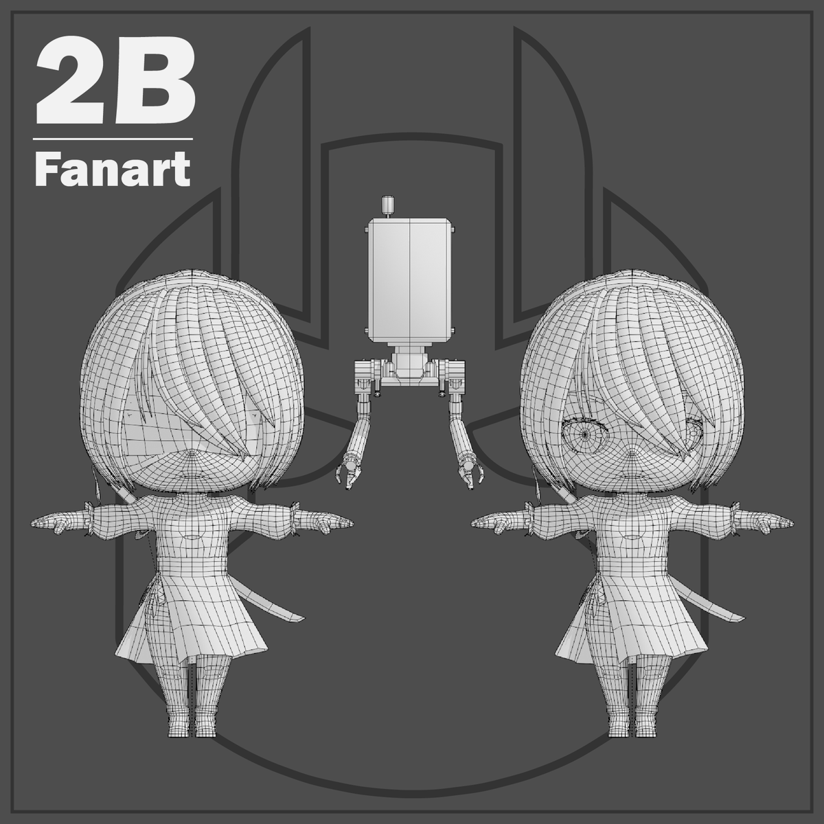 Max_Meo3D's tweet photo. Chibi 2B fanart
#b3d #makewithblender #cg #oc #mmeoartworks #blender #cgart #3dcharacter #3D #evee #fanart #nierautomata #2b #npr #anime # #mmeoartworks https://t.co/z41C3DXs4d