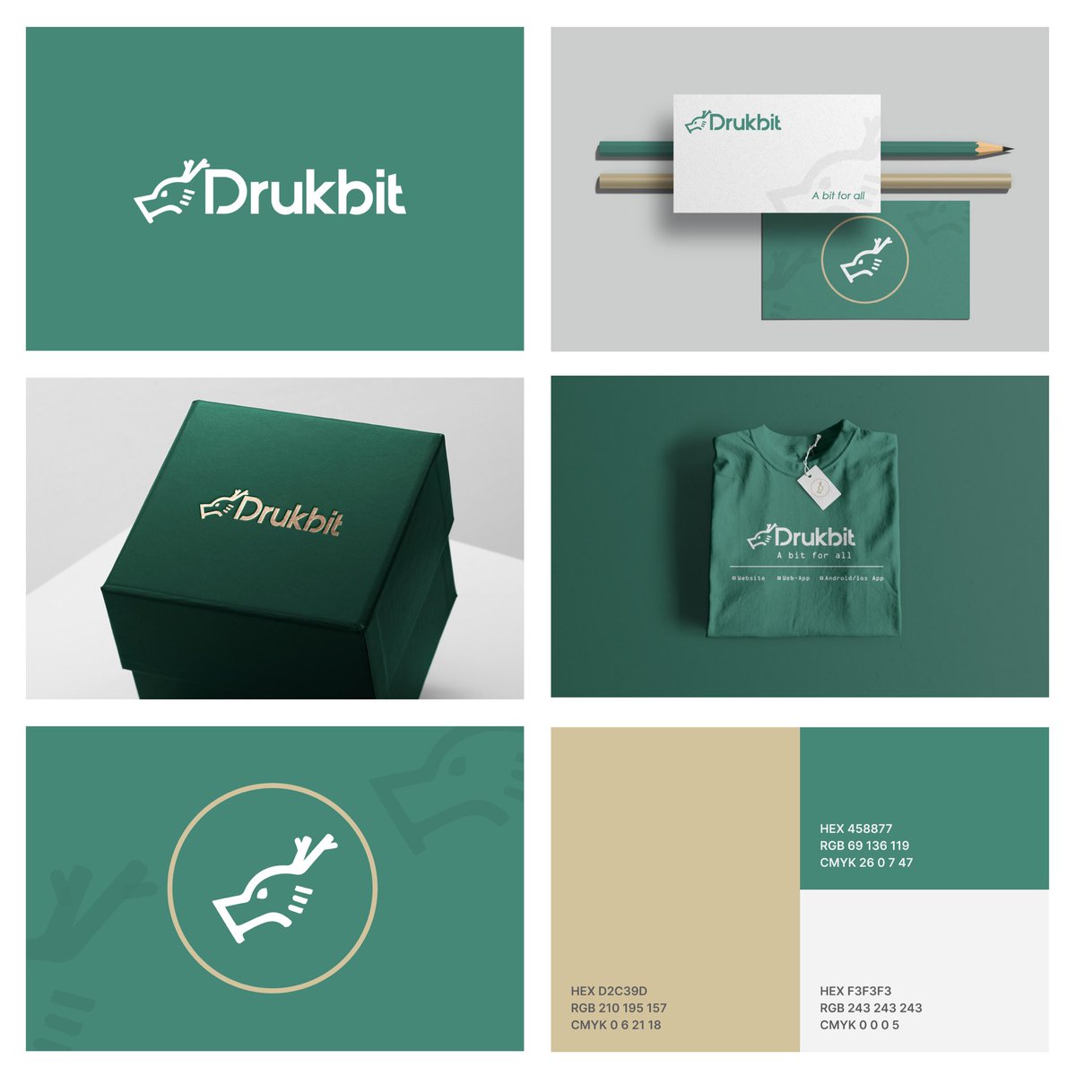 damchoeyonten's tweet photo. Presenting the logo designed for 'Drukbit' - a visionary software development startup founded by a group of young minds with a passion for software and coding 💻✨'

#logo #design #graphicdesign #branding #logodesigner #art #logodesigns #graphicdesigner #designer #logodesign https://t.co/H8uUwPIAfb