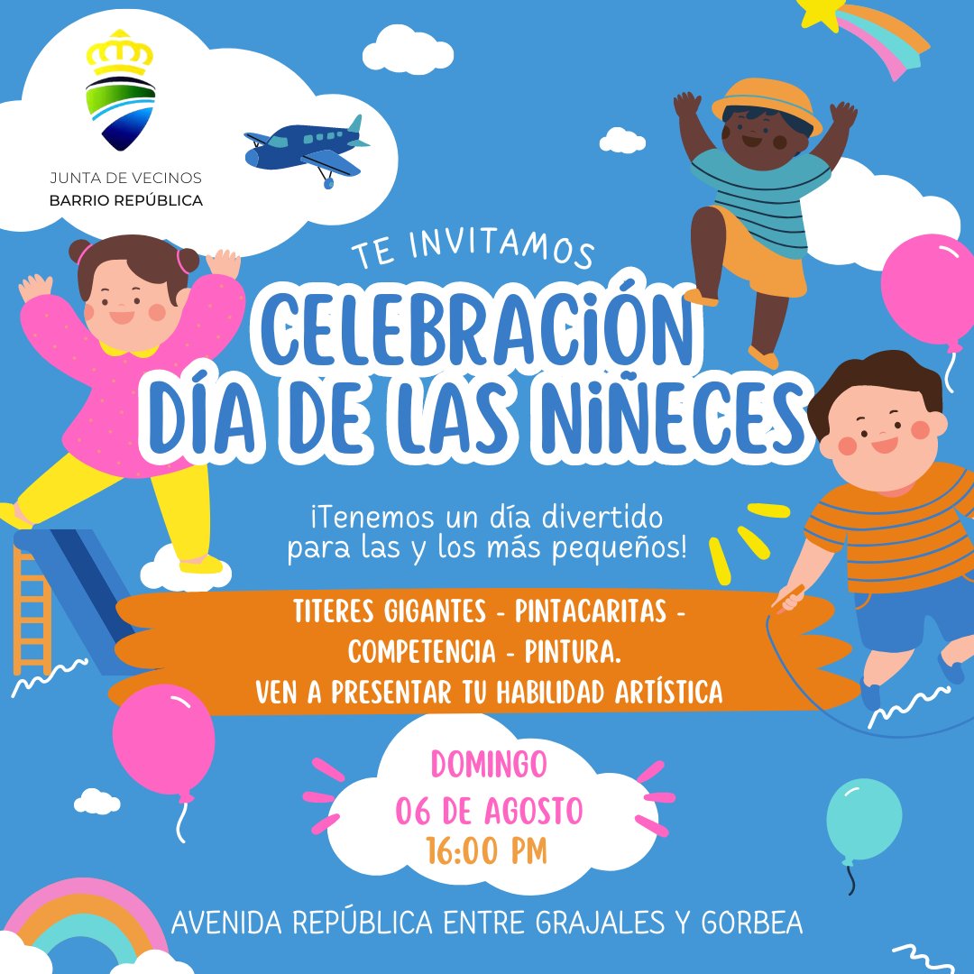 Actividad barrial para celebrar a niñas y niños.