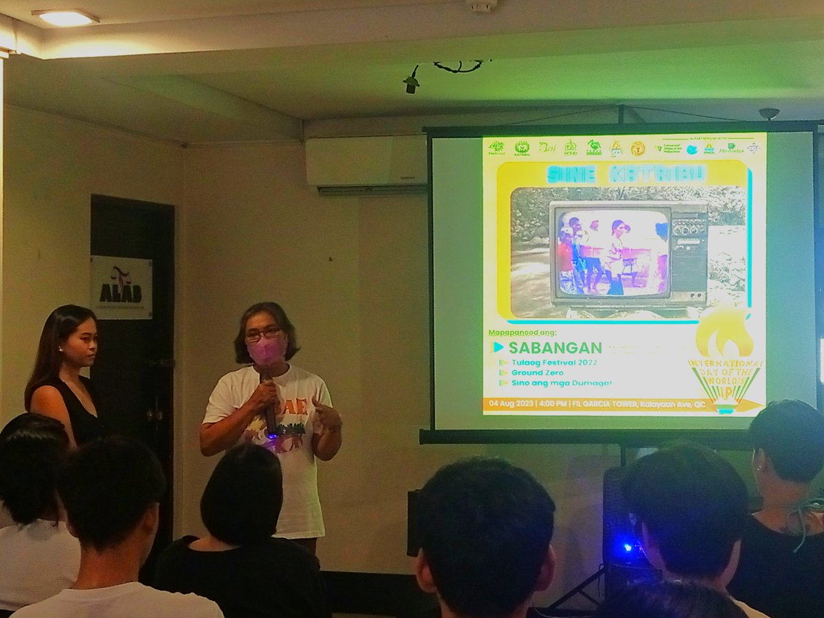 sandugoalliance's tweet photo. SINE KATRIBU. DISCUSSION ON DAMS. OPEN JAM.
What an entry to #FreedomFridays in commemoration of #IDWIP2023 🔥
We thank everyone who joined us in advocating campaigns for the assertion of Indigenous Peoples' rights to land and self-determination.
#StandWithIPs
#StopTheAttacks https://t.co/YaZPHAH3dx