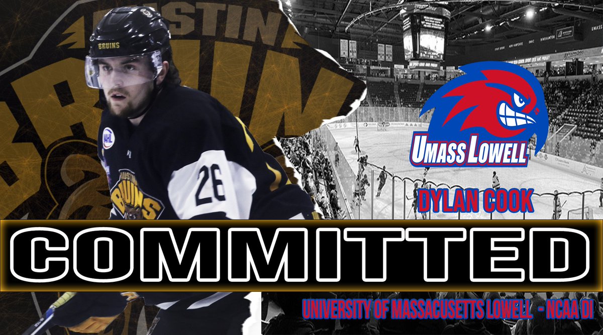 We got some exciting news to share this Saturday! Congratulations to Dylan Cook on his commitment to <a href="/RiverHawkHockey/">UMass Lowell Hockey</a>!

<a href="/NAHLHockey/">NAHL</a> 

#BearWitness x #UnitedInBlue

📄: austinbruins.com/dylan-cook-ann…