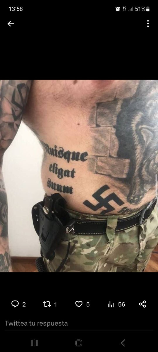 cola37ypico's tweet photo. @lorena3afrodita @_guilleonidas Eyyyy, los que vienen a luchar contra el nazismo 🤣🤣🤣🤣🤣... El prorruro latino no es más tonto porque no se lo propone. https://t.co/zRFLGNcvjT