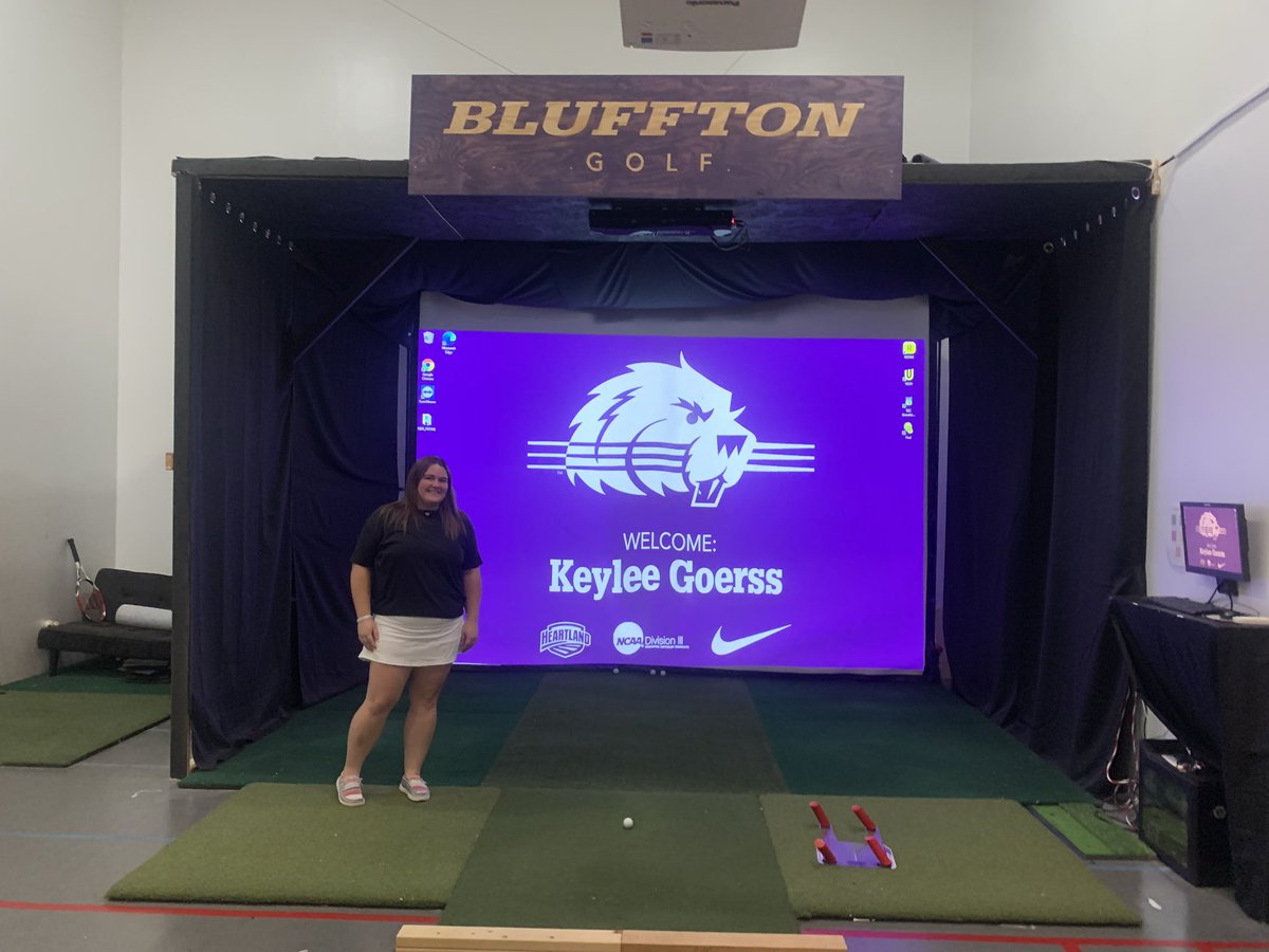 GoerssKeylee's tweet photo. I am beyond happy to announce my verbal commitment to continue my athletic and academic career at Bluffton University. I want to personally thank my family, friends, teammates, coaches and teachers for all your support. Go Beavers 🦫⛳️!! https://t.co/Ij842X5HPT