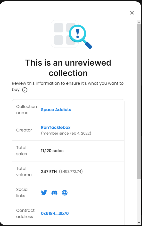 ValValiant_'s tweet photo. Hey @opensea, 

How is @Space_Addicts still unreviewed after all this time and countless emails sent.

Genuinely curious. https://t.co/4paeaZFUd9