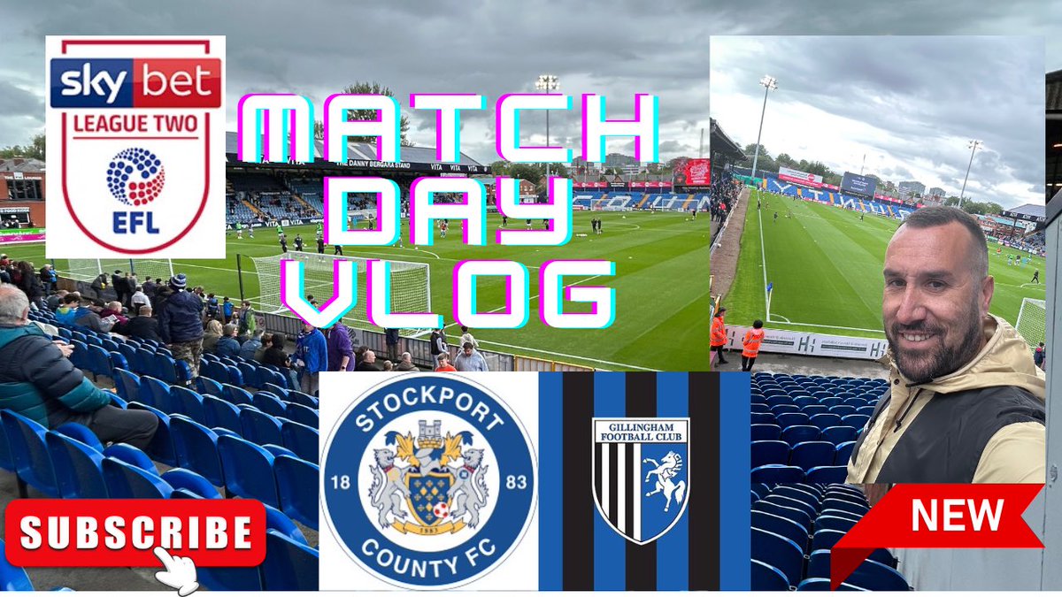 <a href="/TheGillsFC/">Gillingham FC</a> Please check out my latest match day vlog from todays game. #Gills taking maximum points youtu.be/SDCVbL0SX5k