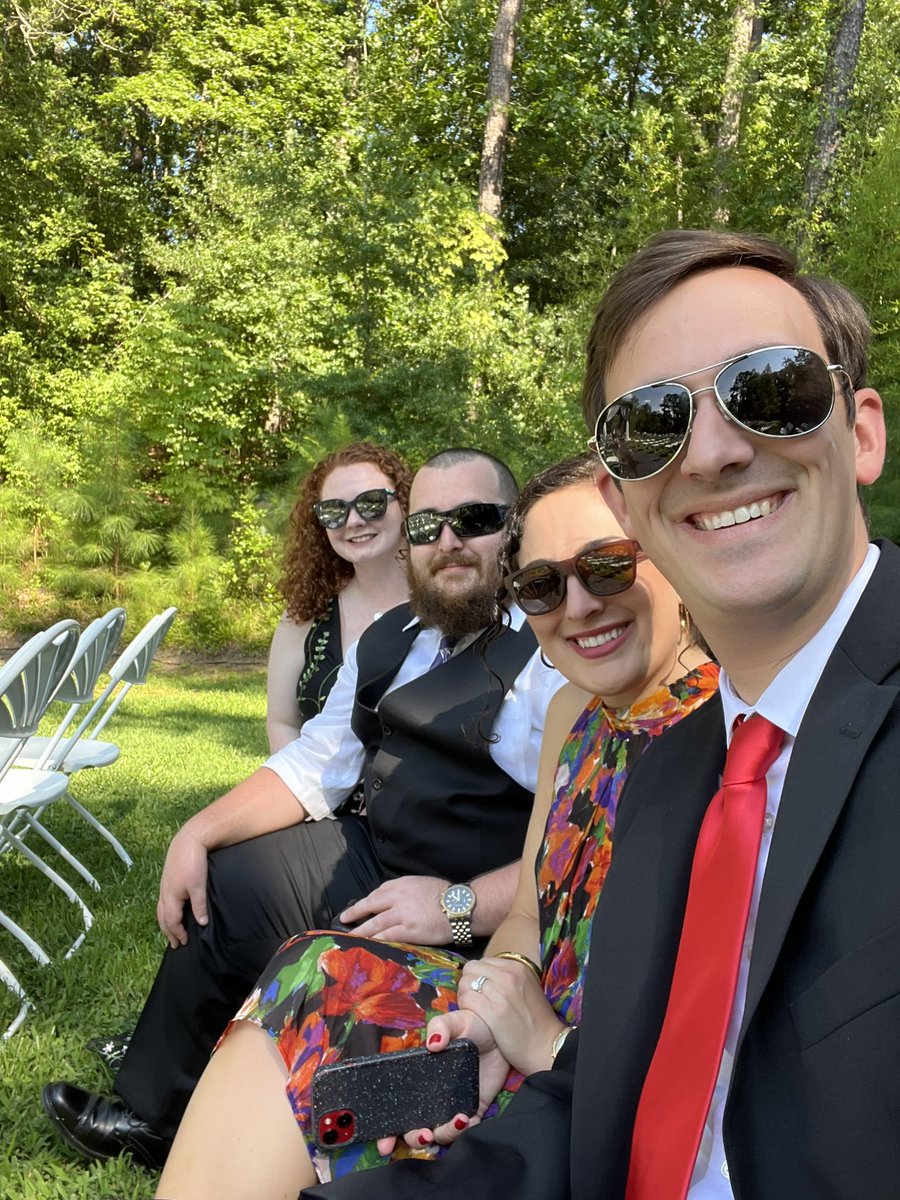 JohnTGrosso's tweet image. Ready for the wedding of @himynameisHat and @itsbcimjbrandl! #KindofABigDeal